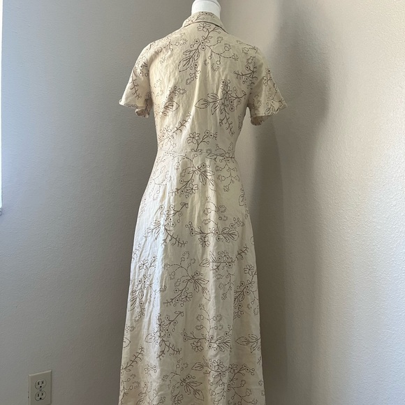 MADEWELL- Button Down Linen Dress - Picture 3 of 6